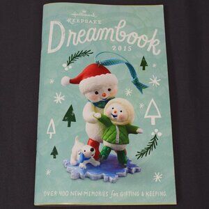 Hallmark Keepsake Dream Book 2015 Catalog Magazine Christmas Ornaments Excellent